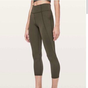 Lululemon Time to Sweat Crop size 4
